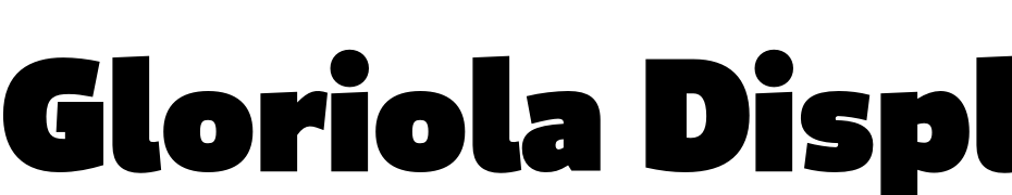 Gloriola Display Std Fat Font Download Free